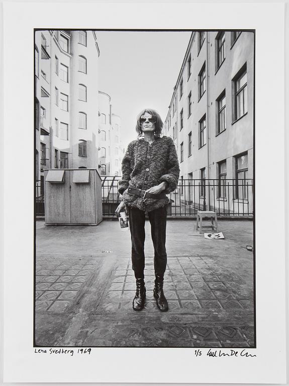 Carl Johan De Geer, photo, signed 1/5.