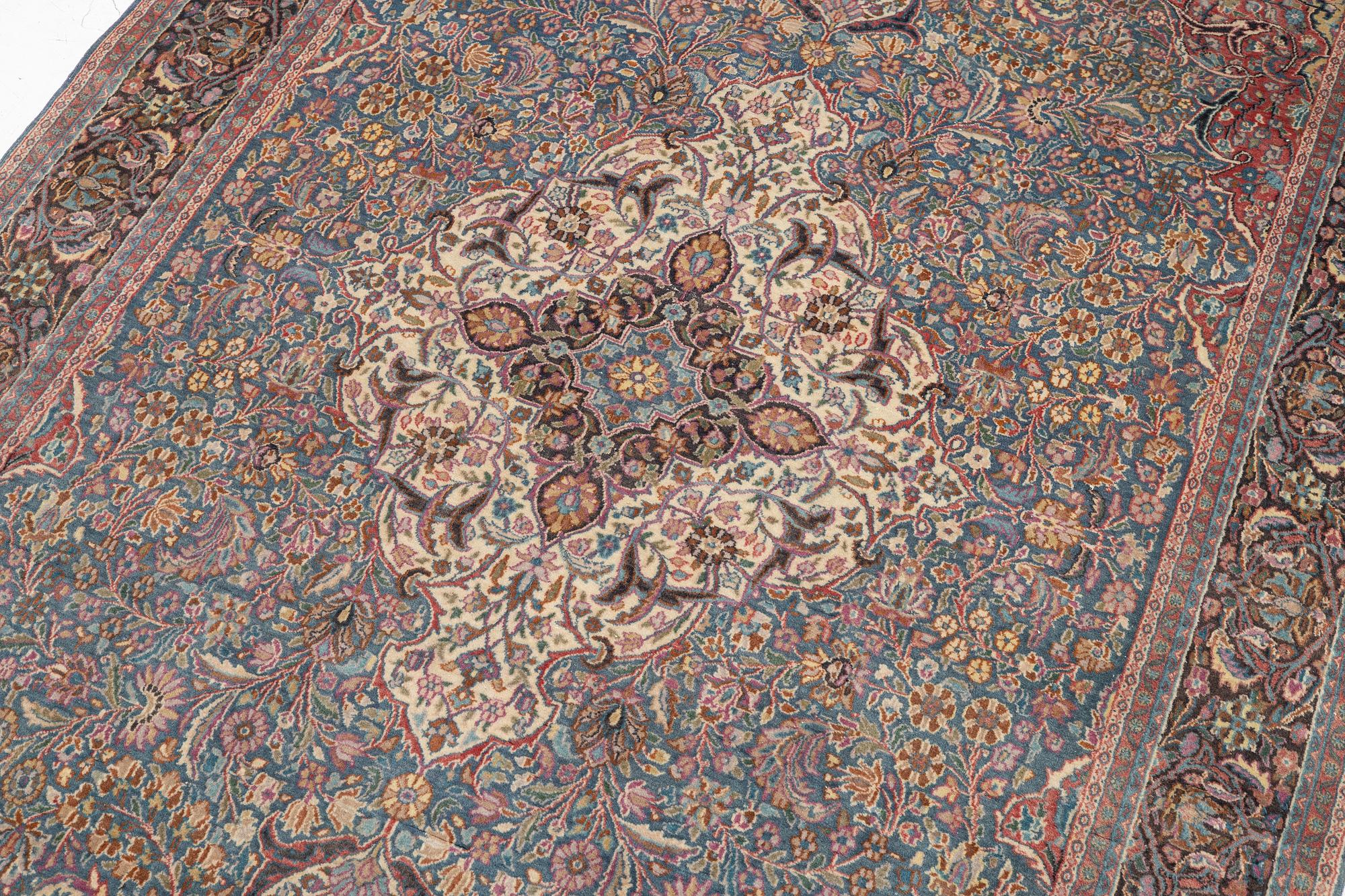 A semi-antique Khorasan rug, east Persia, c. 242 x 140 cm.