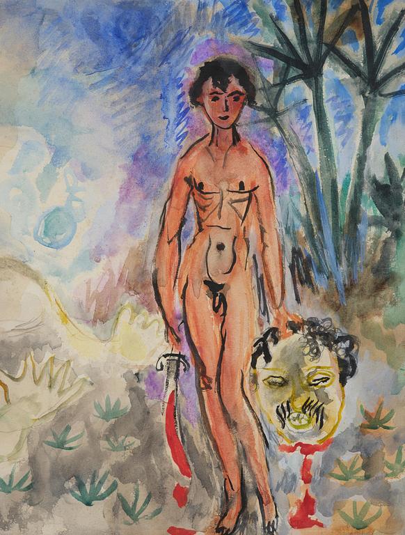 Nils von Dardel, David and Goliath.