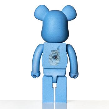 "1000% Bearbrick Snarkitecture X Blackrainbow Blue Edition".