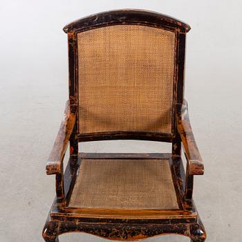 KARMSTOL Kina Kolonial 1800-talets senare del.