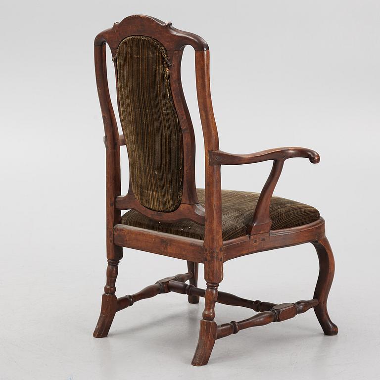 Karmstol, Stockholmsarbete, 1700-talets andra hälft, Rokoko.