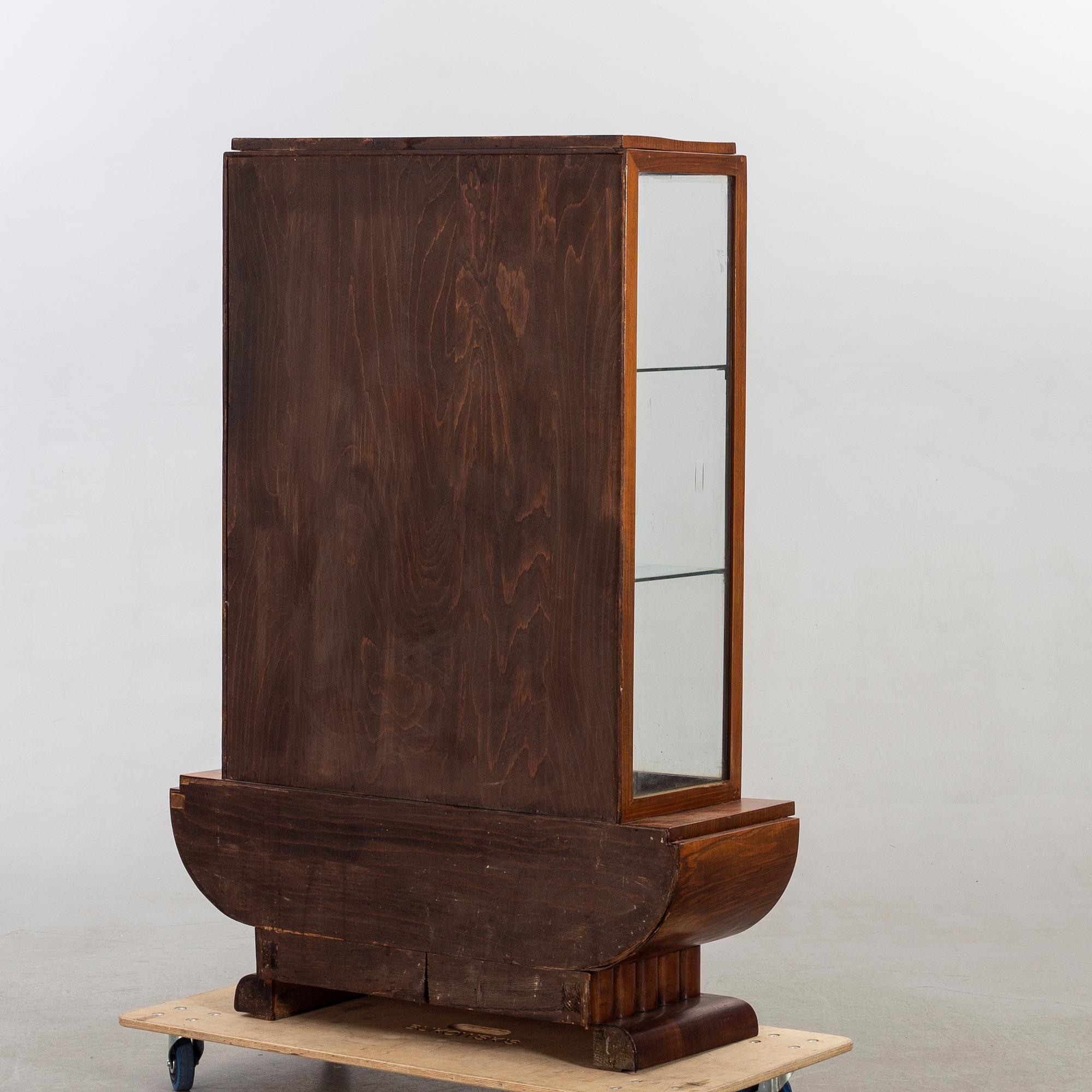Vitrinskåp, art deco 1930-tal.