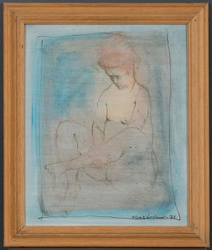 Max Salmi, "NAKENSTUDIE".