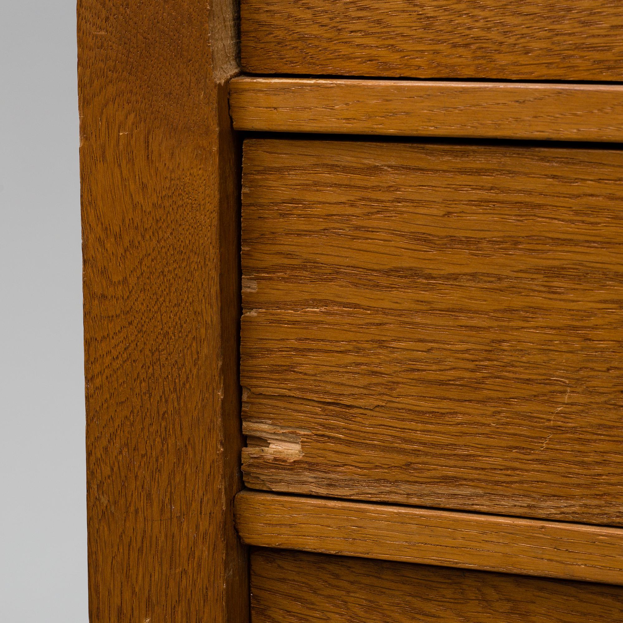 An early 20th century archive cabinet.