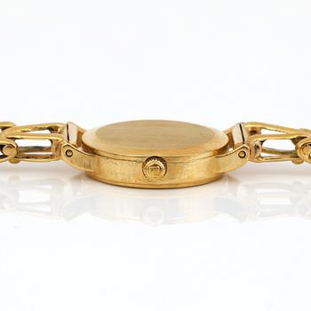 DAMARMBANDSUR, 18K guld, Tissot. 1958. Tot guld vikt ca 20 gram.