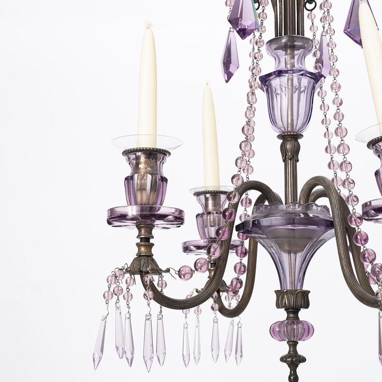 Chandelier, first half of the 20th century.