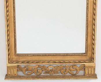 A late gustavian mirror from around year 1800.