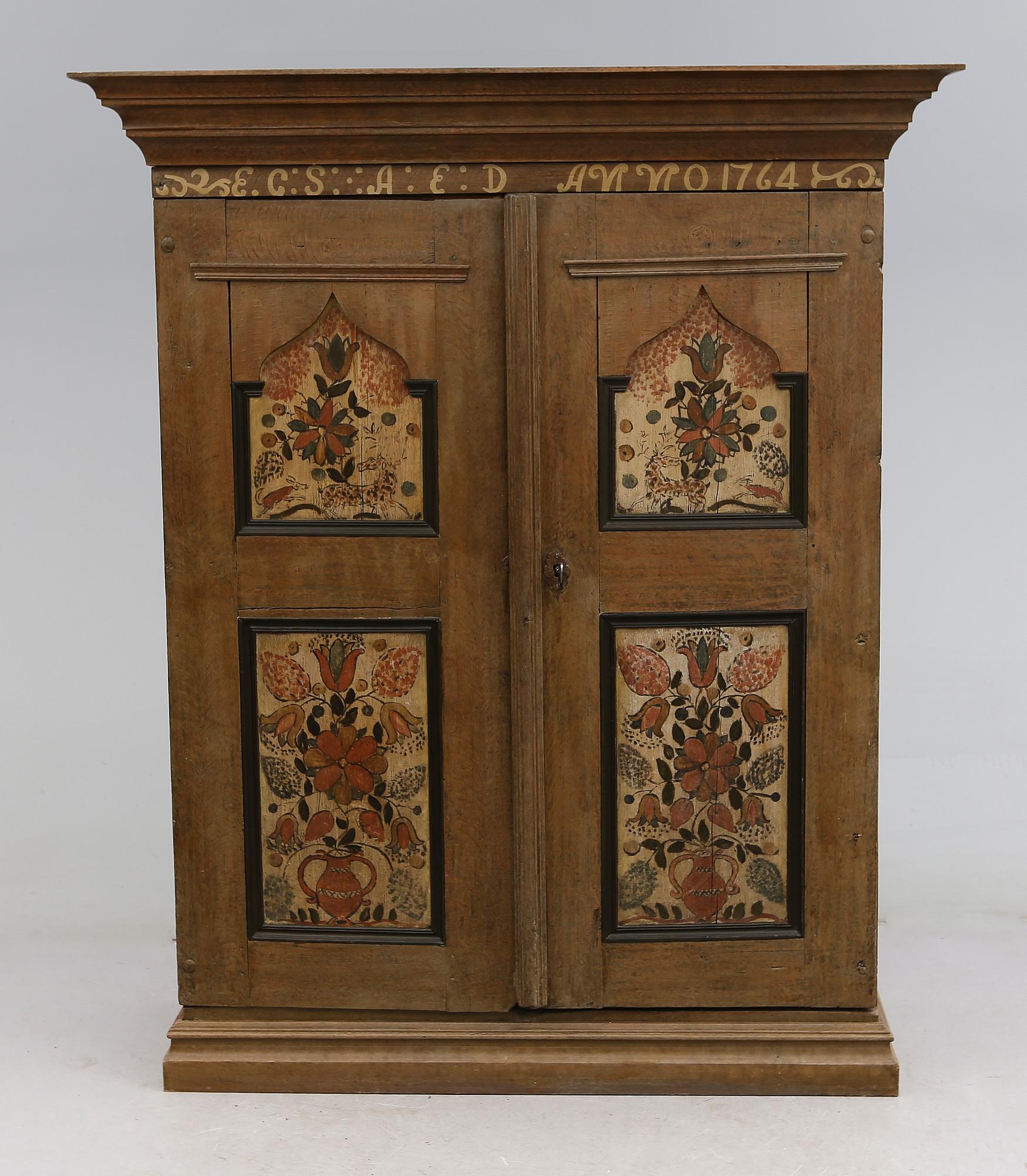 SKÅP, allmoge, 1700-talets mitt.