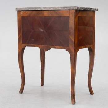 A Rococo bedside cabinet, 18th century.