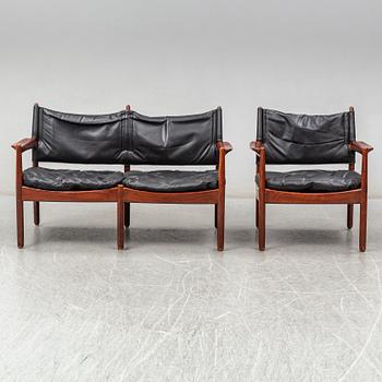 A sofa and an easy chair by Gunnar Myrstrand.