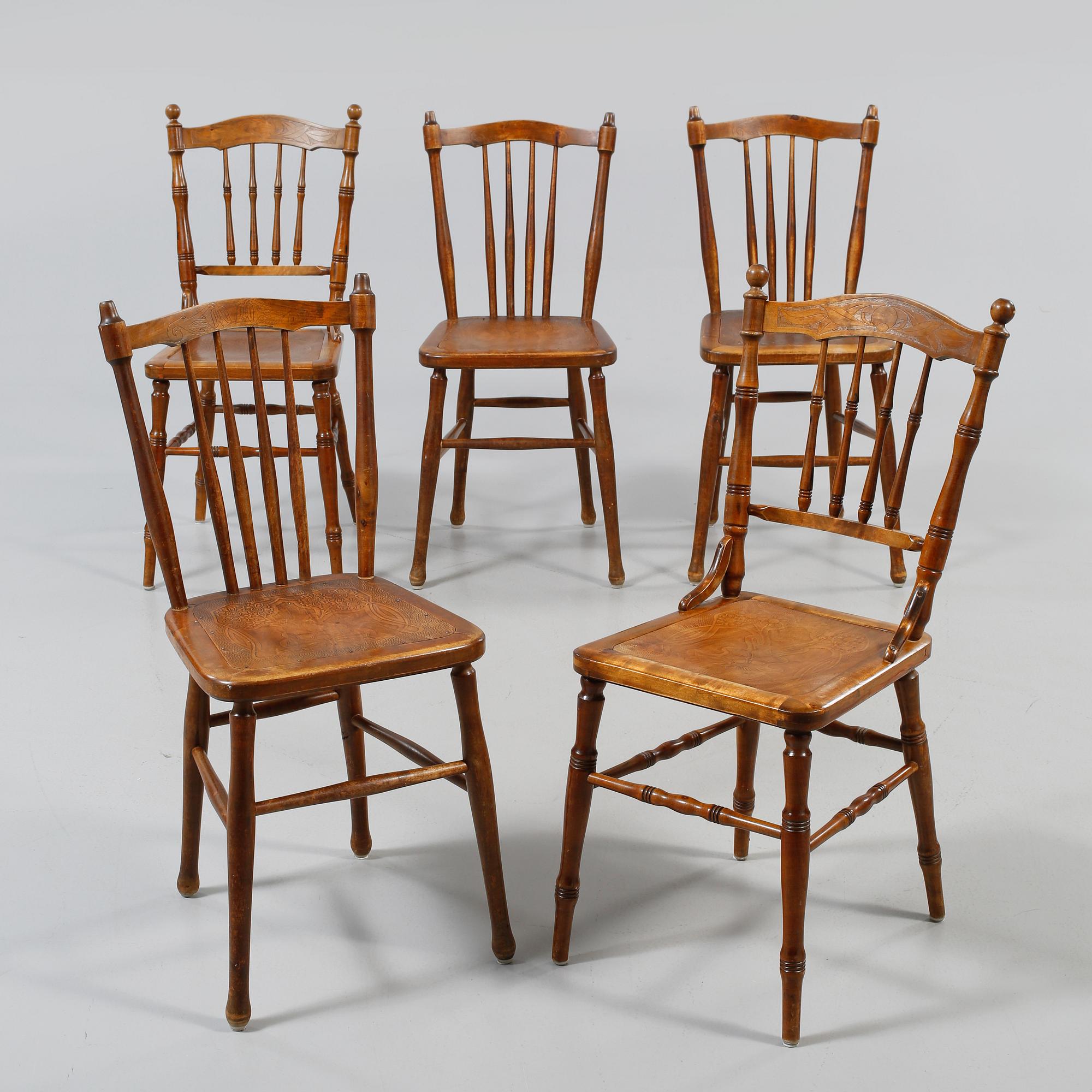 STOLAR, 3+2 st, jugend, 1900-talets första hälft.