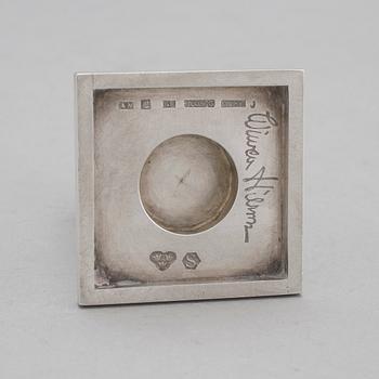 WIWEN NILSSON, Lund 1957, ljusstake, sterlingsilver. Vikt ca 52 gram.