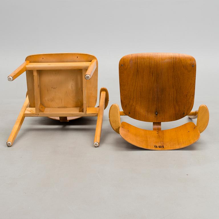 STOLAR, 4 st, "Domus", Ilmari Tapoivaara, Keravan Puuteollisuus, 1950-luku.