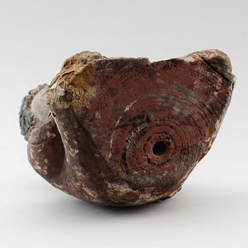 FIGUR, trä, Buddha, 1900-tal.