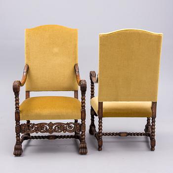 KARMSTOL, barockstil, 1920-tal.