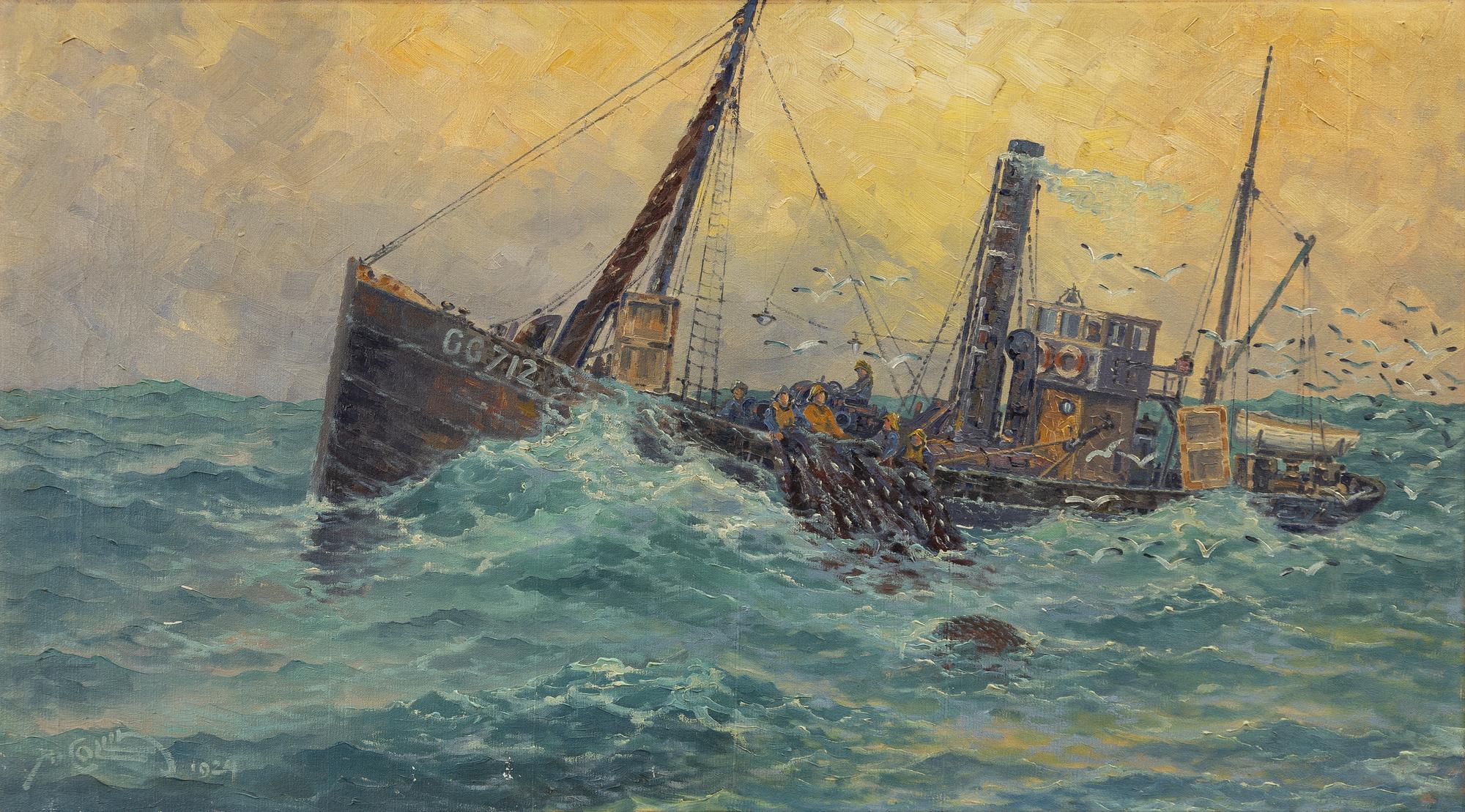 Alfred Collin, Fishing boat.