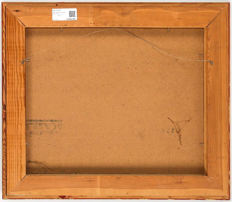 UNO VALLMAN, olja på pannå, signerad, daterad 1971.