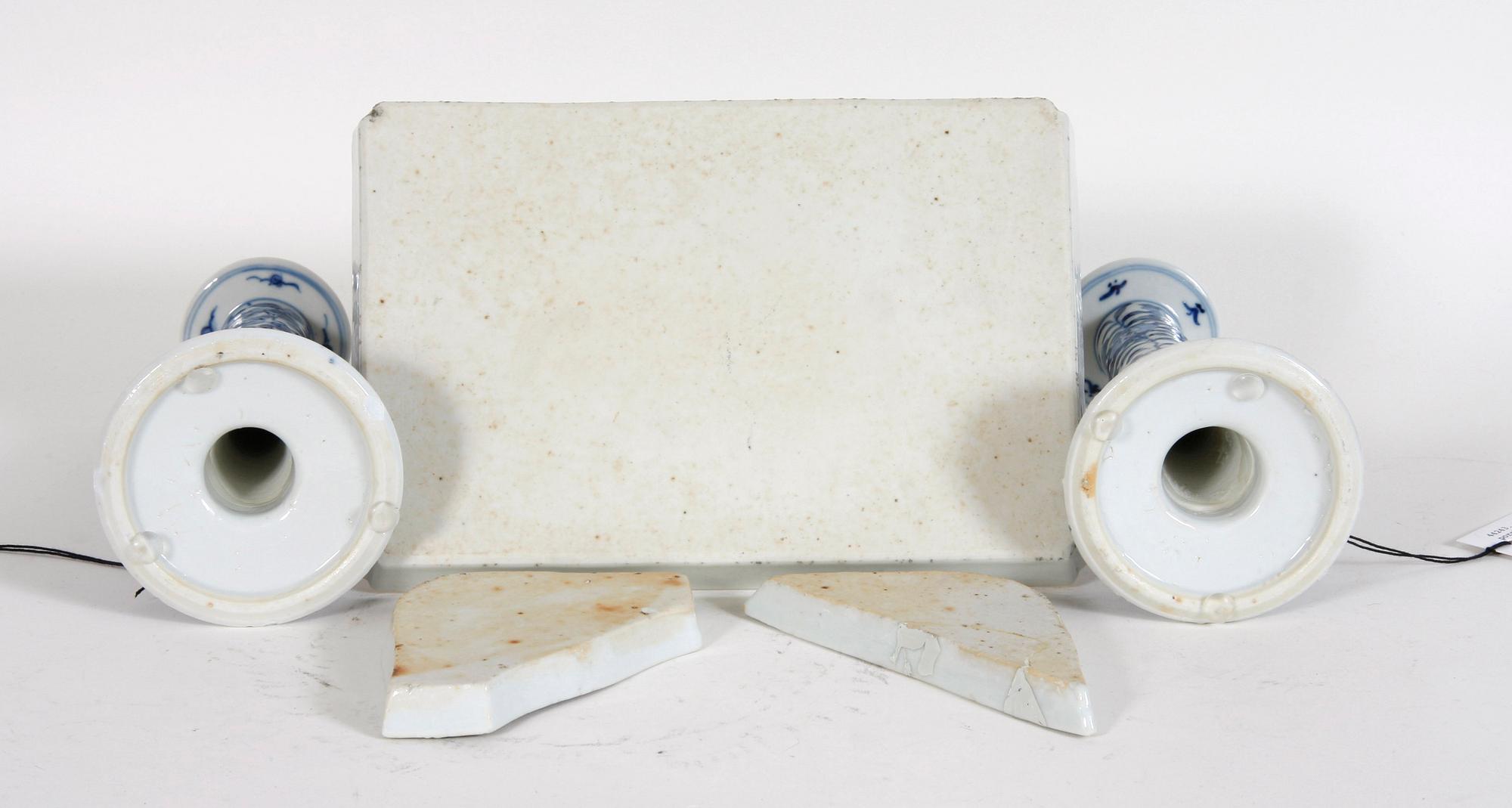 PARTI KINA, 5 delar, porslin, 1800-tal.