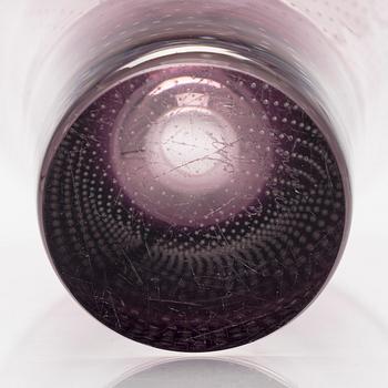 Gunnel Nyman, maljakko, malli "GN 12", signeerattu G. Nyman Nuutajärvi Notsjö -53.