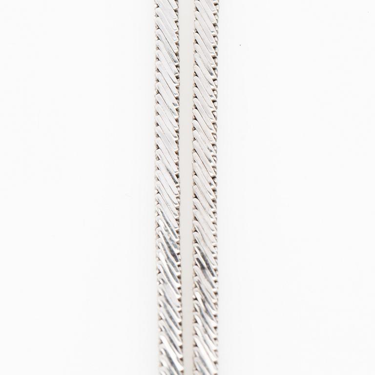 Necklace 18K white gold, Signoretti Renato, Vicenza Italy.