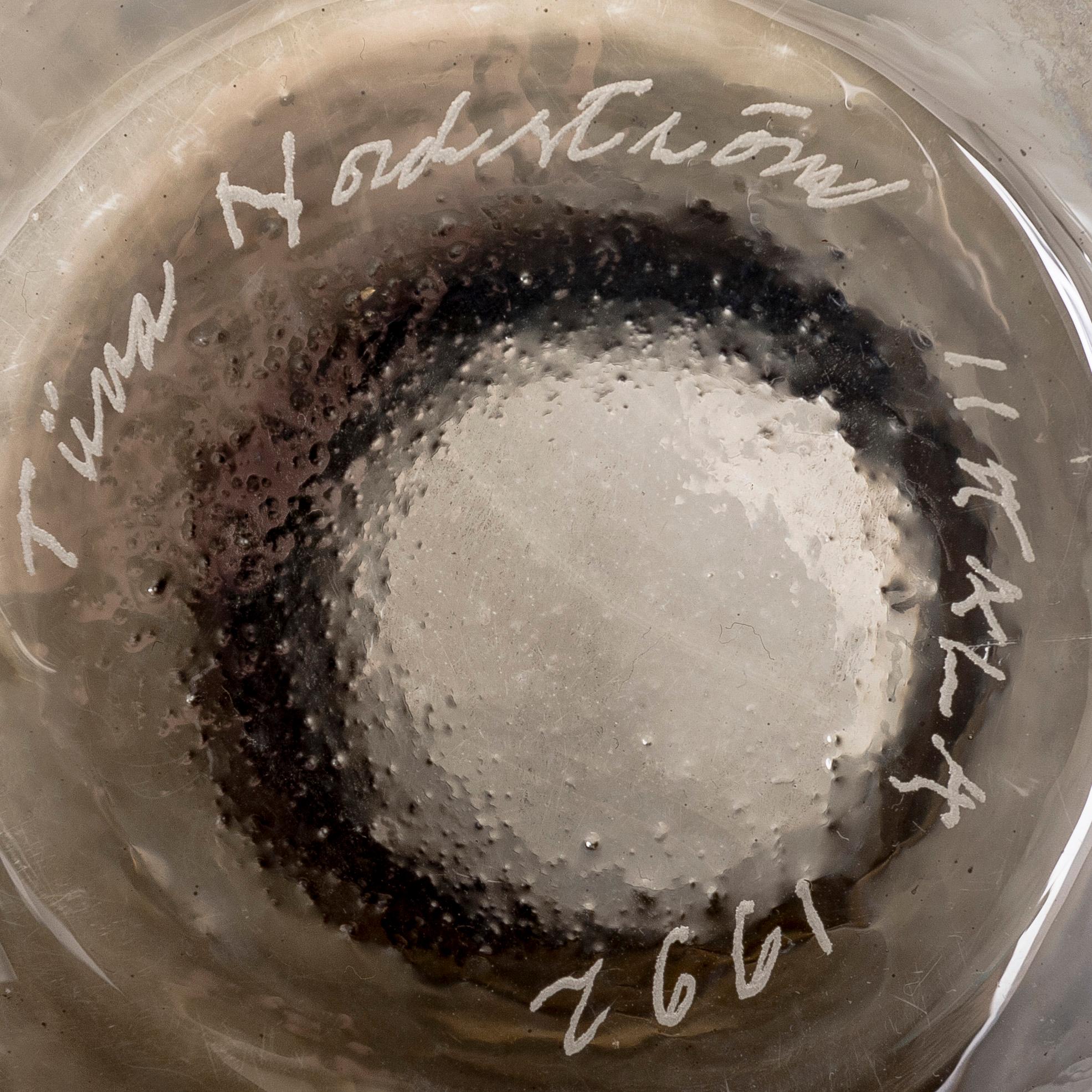 Tiina Nordström, an art glass signed Tiina Nordström, Iittala 1992.