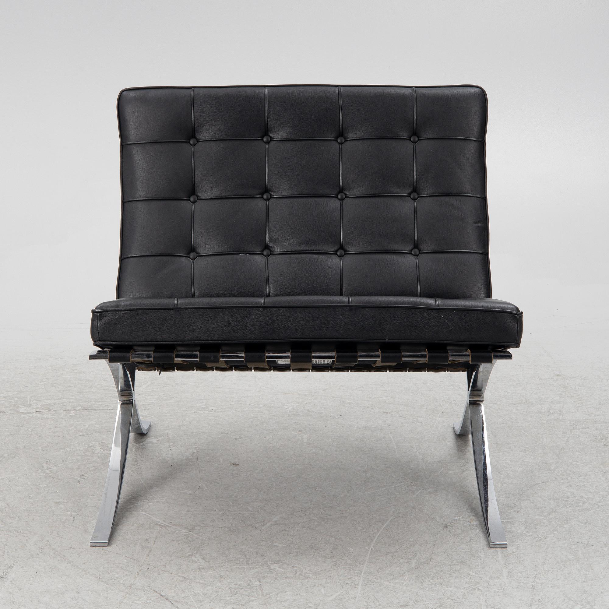 Ludwig Mies van der Rohe, a 'Barcelona' lounge chair, Knoll Studio.