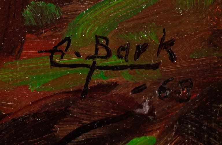 ARNE BARK, olja på duk, signerad och daterad 68.