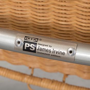 a pair of 21h Century lounge chairs designed by James Irvine, by IKEA.