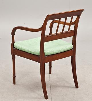 KARMSTOL, Karl Johanstil, troligen Danmark, 1800/1900-tal.