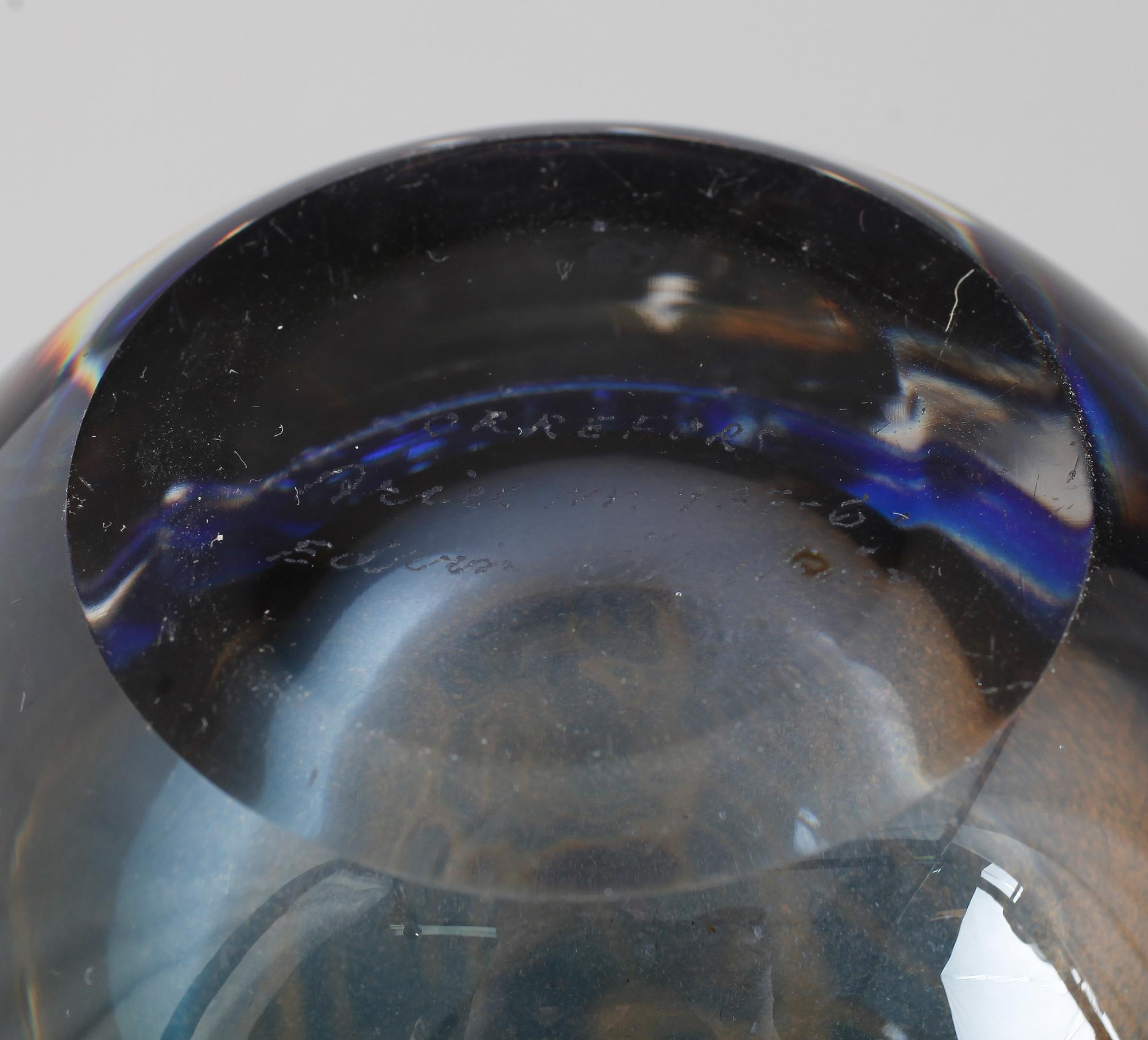 VAS, glas, Ariel, "Gondoljären", Edvin Öhrström, Orrefors.