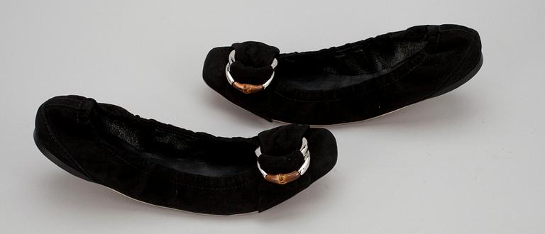 SKOR, ballerinas, Gucci.