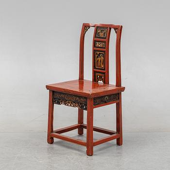 A chinese chair late 19th century.