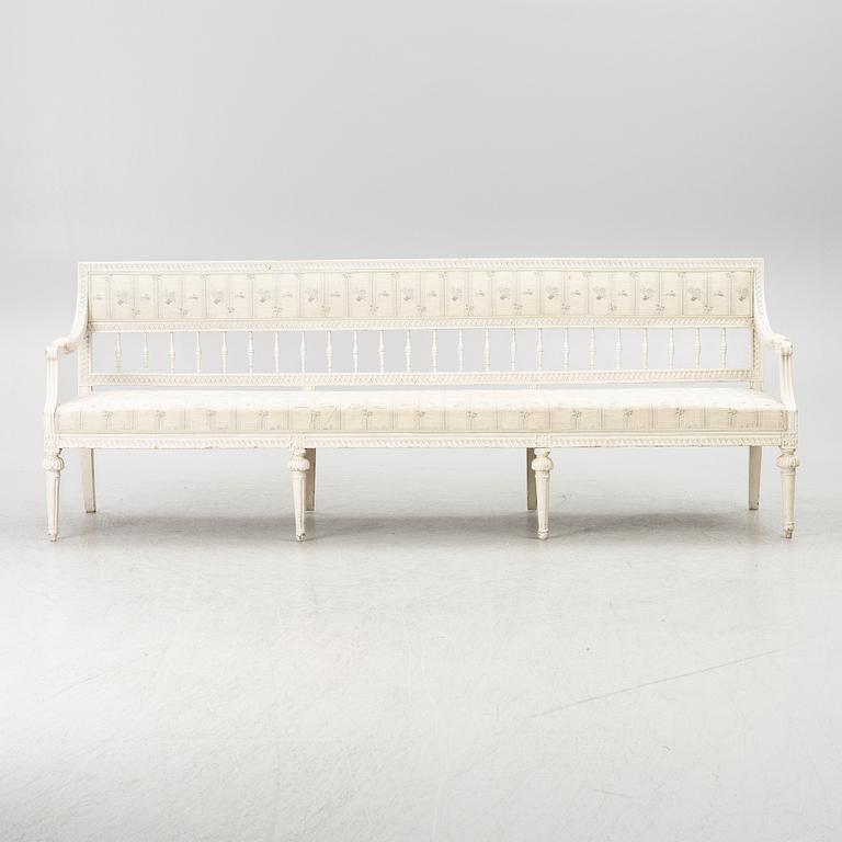 Soffa, Gustaviansk, 1700-talets slut.