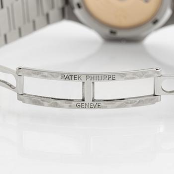 Patek Philippe, Nautilus, Travel Time, armbandsur, 40,5 mm.