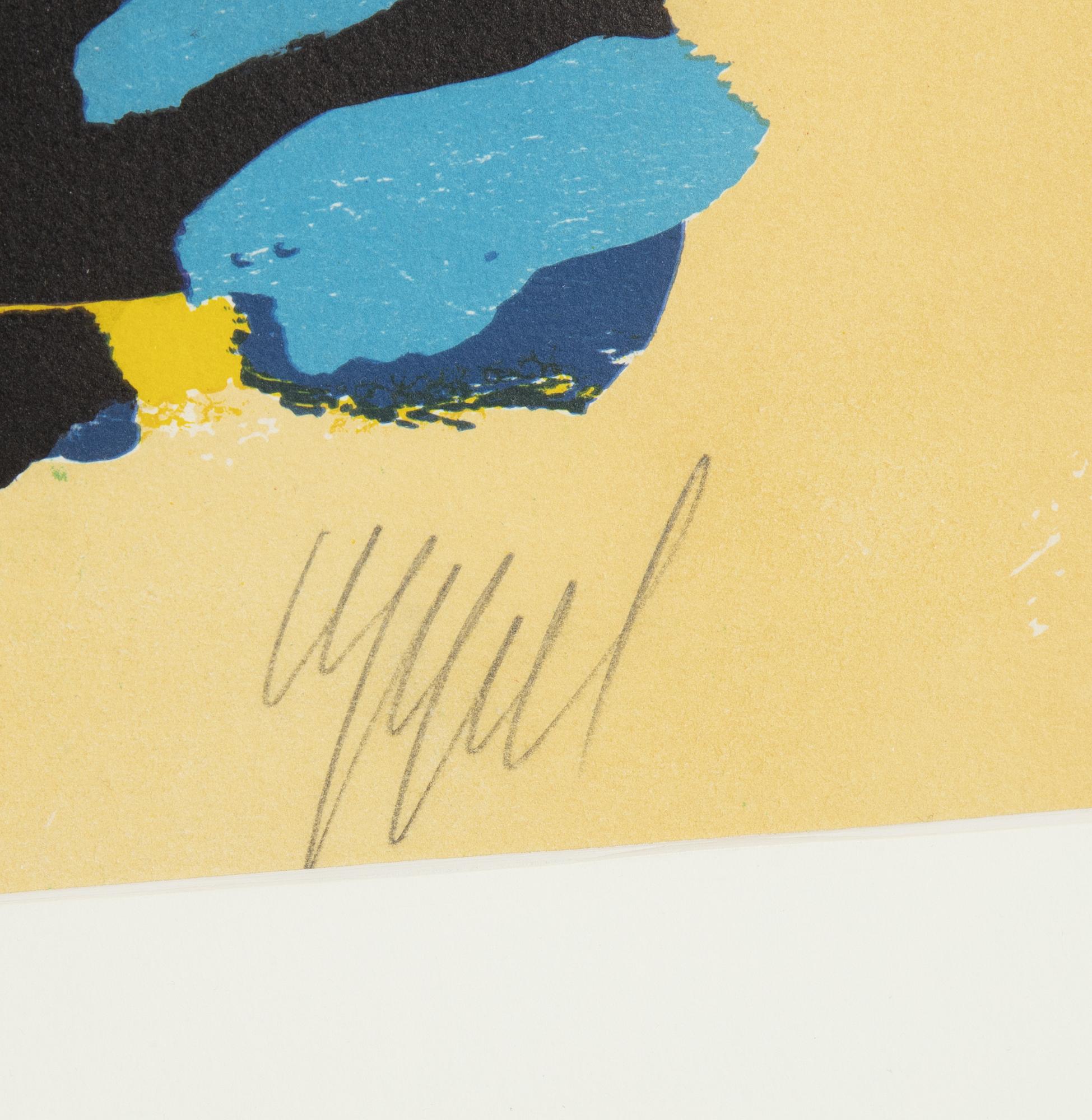 Karel Appel, lithograph in colours, signed 47/160.