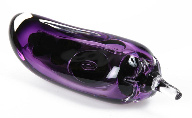 SKULPTUR, glas, sign Bengt Edenfalk, 1990.