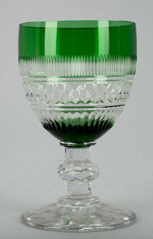 GLASSERVIS, 75 delar, Baccarat, 1900-tal.