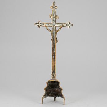 KRUCIFIX, brons, 1700-tal.