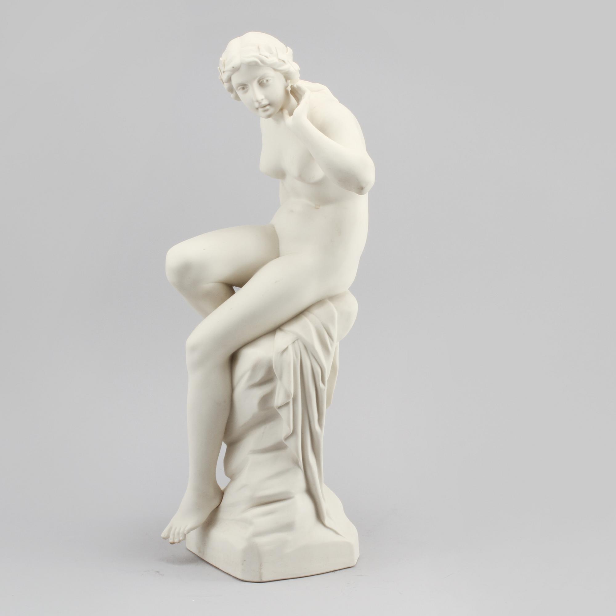 SKULPTUR, parian, Gustafsberg, 1919.