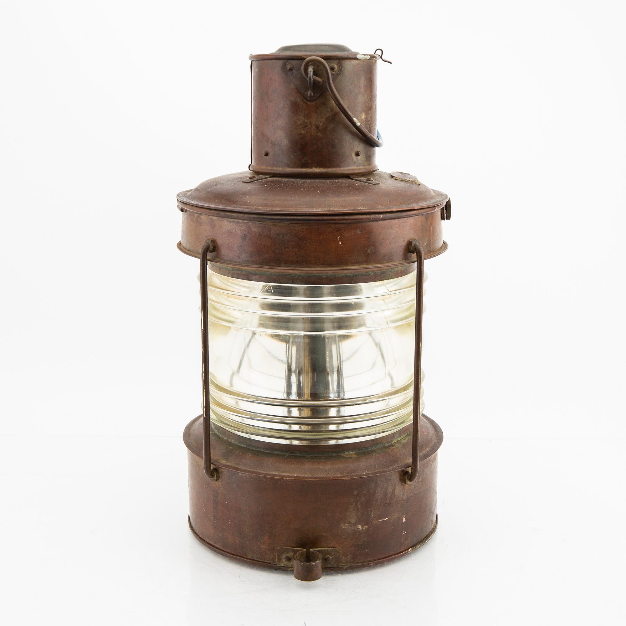 A ship's lantern by Erik Ohlsson Hälsingborg first half of the 20th century.