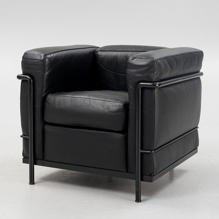 Le Corbusier,  Pierre Jeanneret & Charlotte Perriand, a 'LC2' easychair, Cassina.