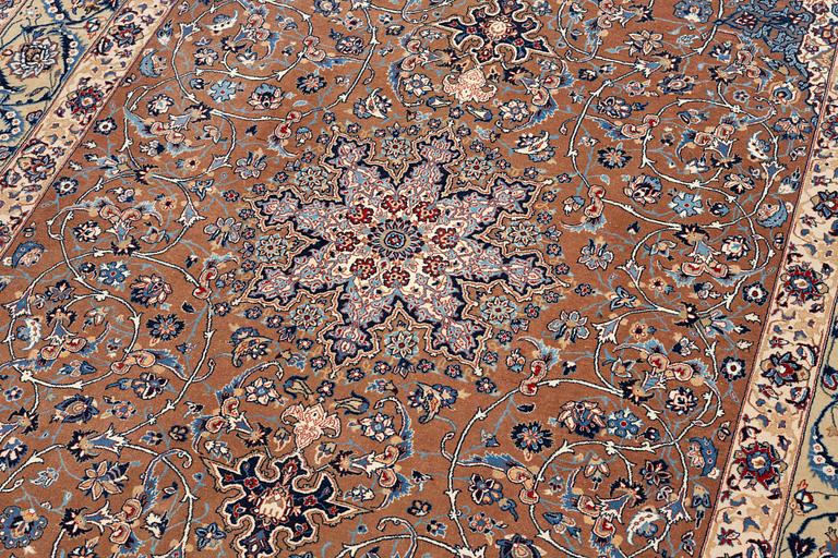 A Isfahan rug, signed (Hossein) Seirafian  222 x 150 cm.