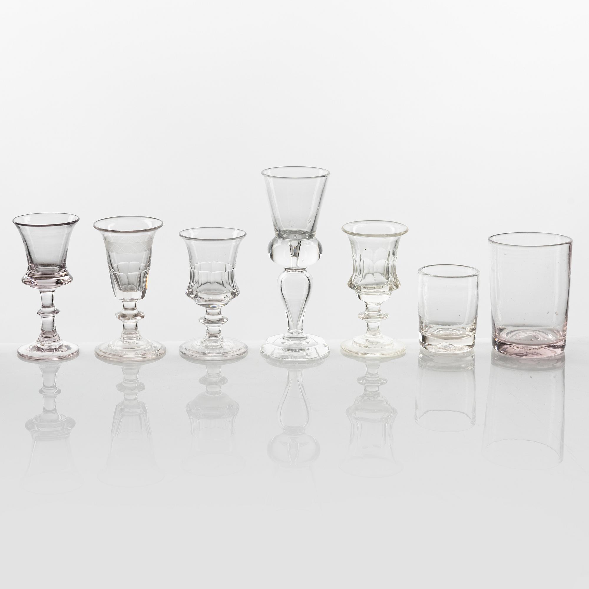 Glas, 8 st, 1800-tal.