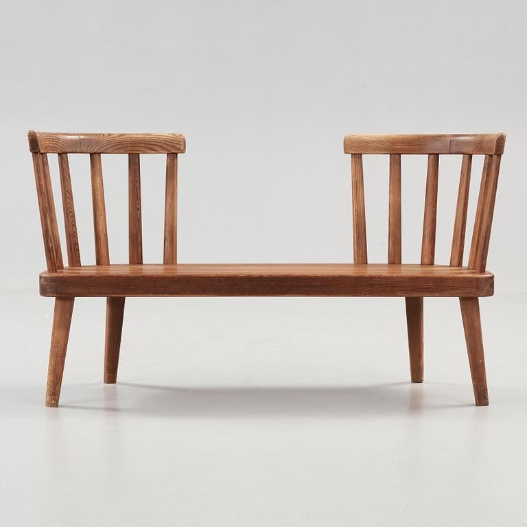 Axel Einar Hjorth, An 'Utö' pine sofa, Nordiska Kompaniet, Sweden 1930's.