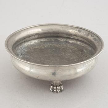 Estrid Ericson & Anna Petrus, a pewter bowl, Firma Svenskt Tenn, Stockholm, 1928.