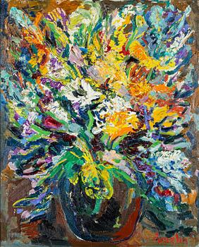 Albin Amelin, olja på duk, signerad och daterad -55?.