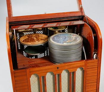 A jukebox from AB Edgrens Mek. Verkstad in Säffle, 1950s.