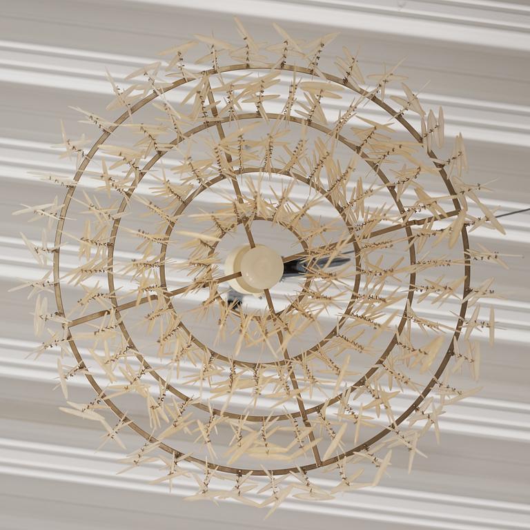 VERNER PANTON, a 'Fun Lamp' ceiling light.