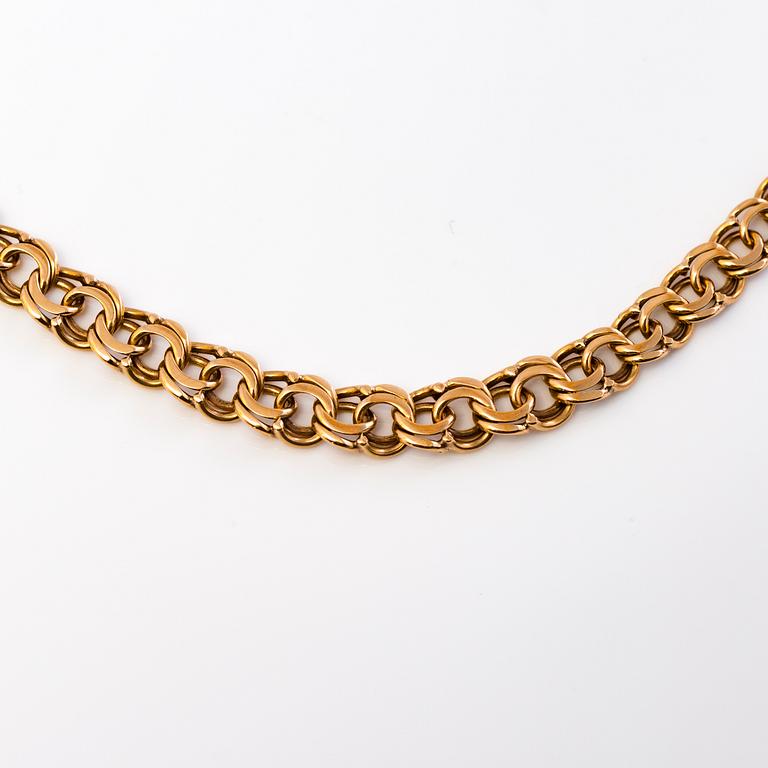 HALSBAND, 14K guld, bismarck.